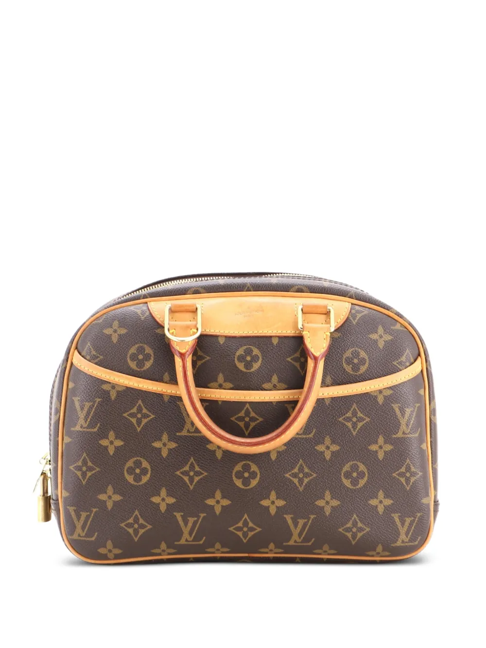 Louis Vuitton Pre-Owned Trouville Handbag Monogram Canvas satchel - Marrone