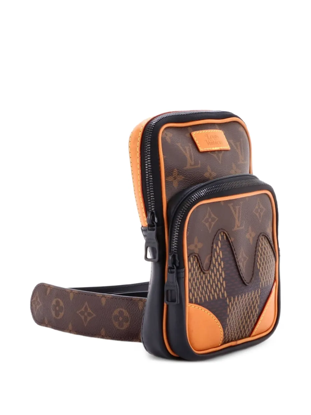 Louis Vuitton Pre-Owned Nigo Amazone Sling Bag Limited Edition Giant Damier and Monogram Canvas crossbody bag - Brown