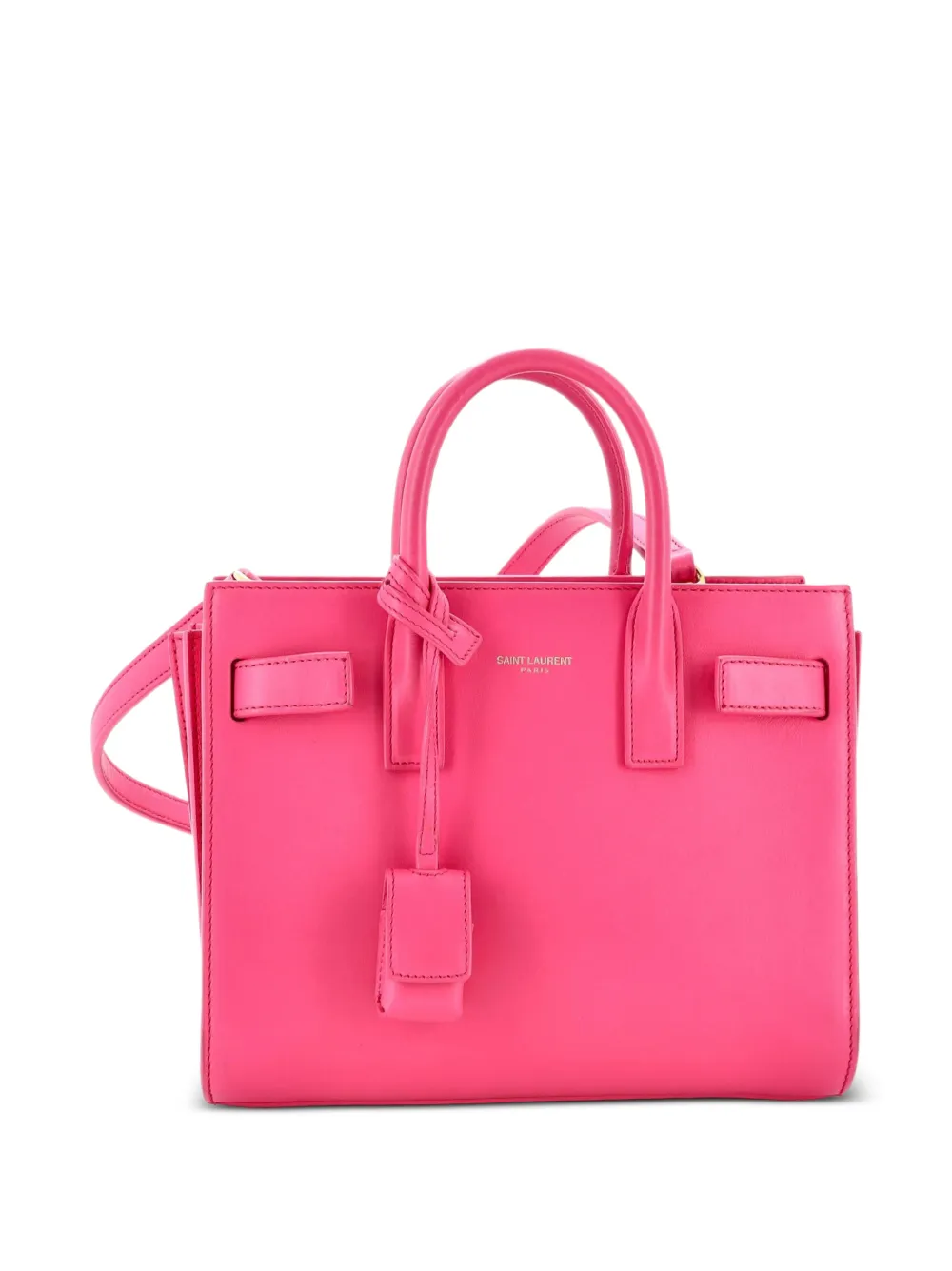 Saint Laurent Pre-Owned mini sac à main Sac de Jour en cuir - Rose Saint Laurent Pre-Owned mini sac à main Sac de Jour en cuir - Rose