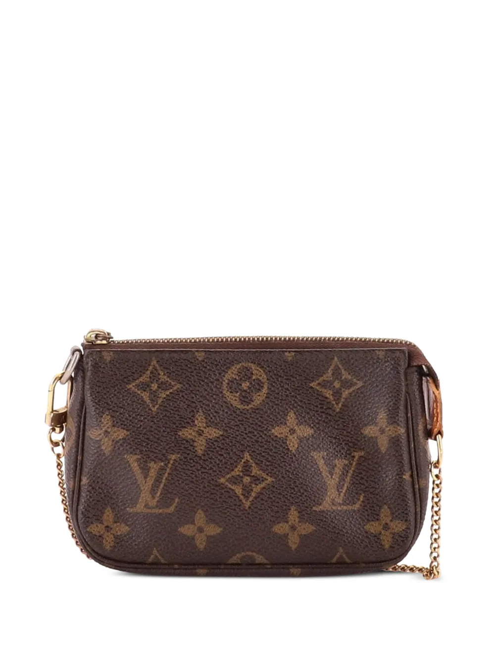 Louis Vuitton Pre-Owned Pochette Accessoires Monogram Canvas Mini clutch bag - Brown