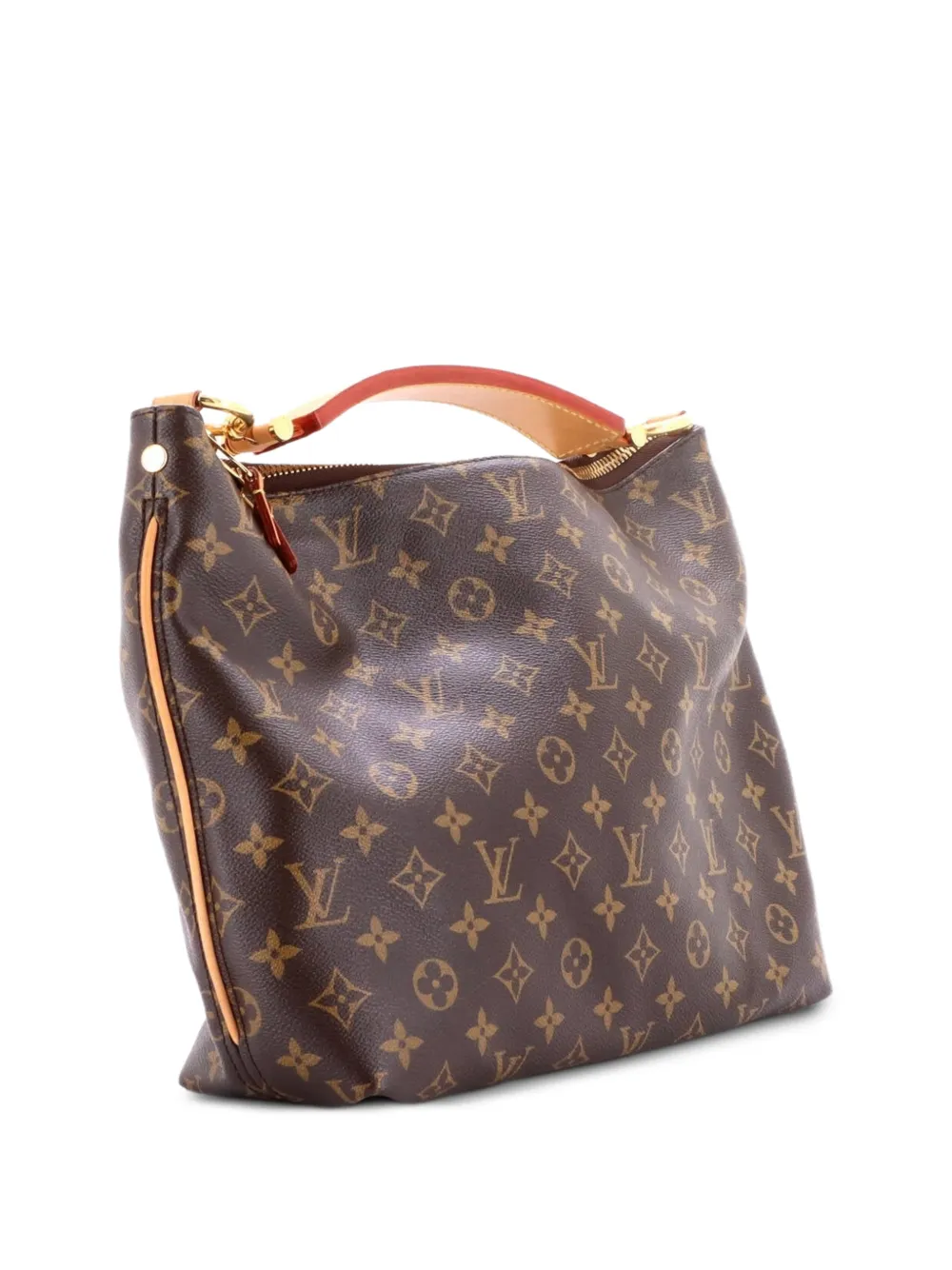 Louis Vuitton Pre-Owned Sully Handbag Monogram Canvas PM hobo bag - Marrone