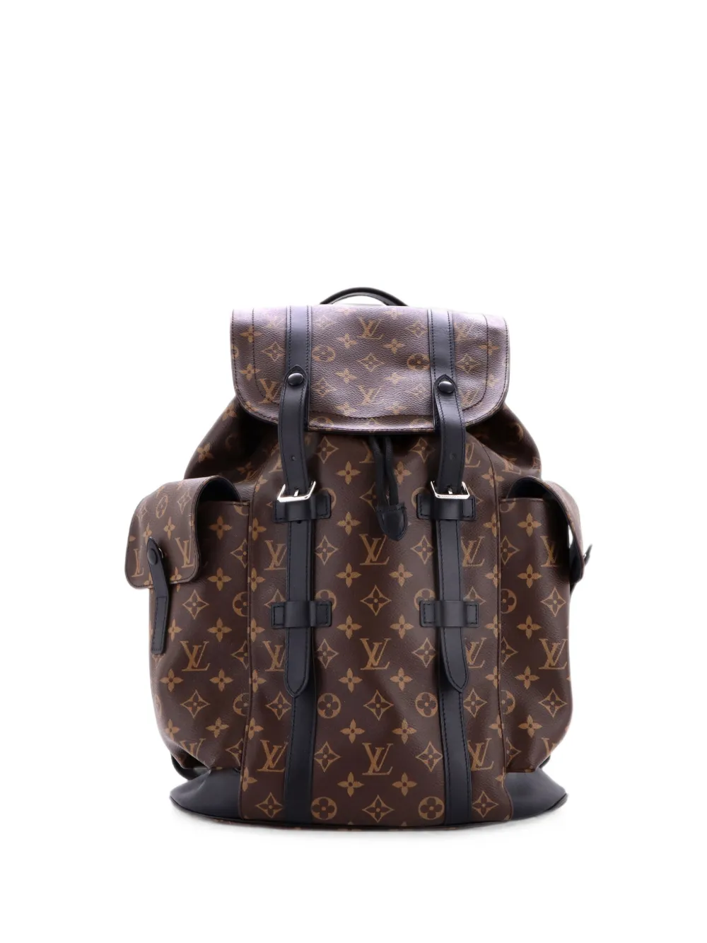 Louis Vuitton Pre-Owned Christopher Macassar Monogram Canvas MM backpack - Marrone
