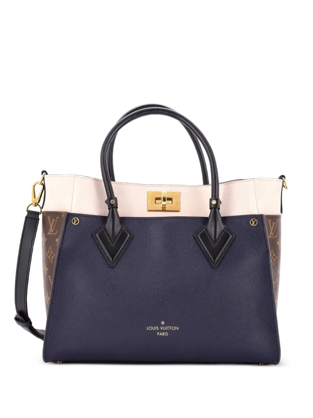 Louis Vuitton Pre-Owned On My Side MM Tote Bag aus Canvas - Blau