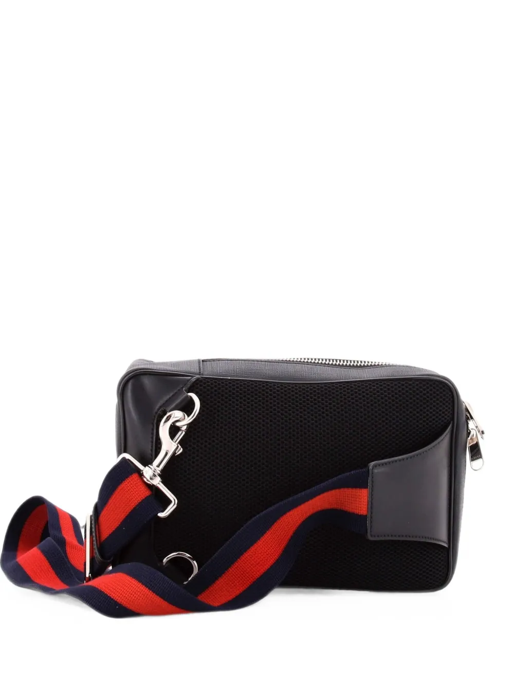 Gucci Pre-Owned Soft Zip Sling Bag GG Coated Canvas Small crossbody bag - Nero