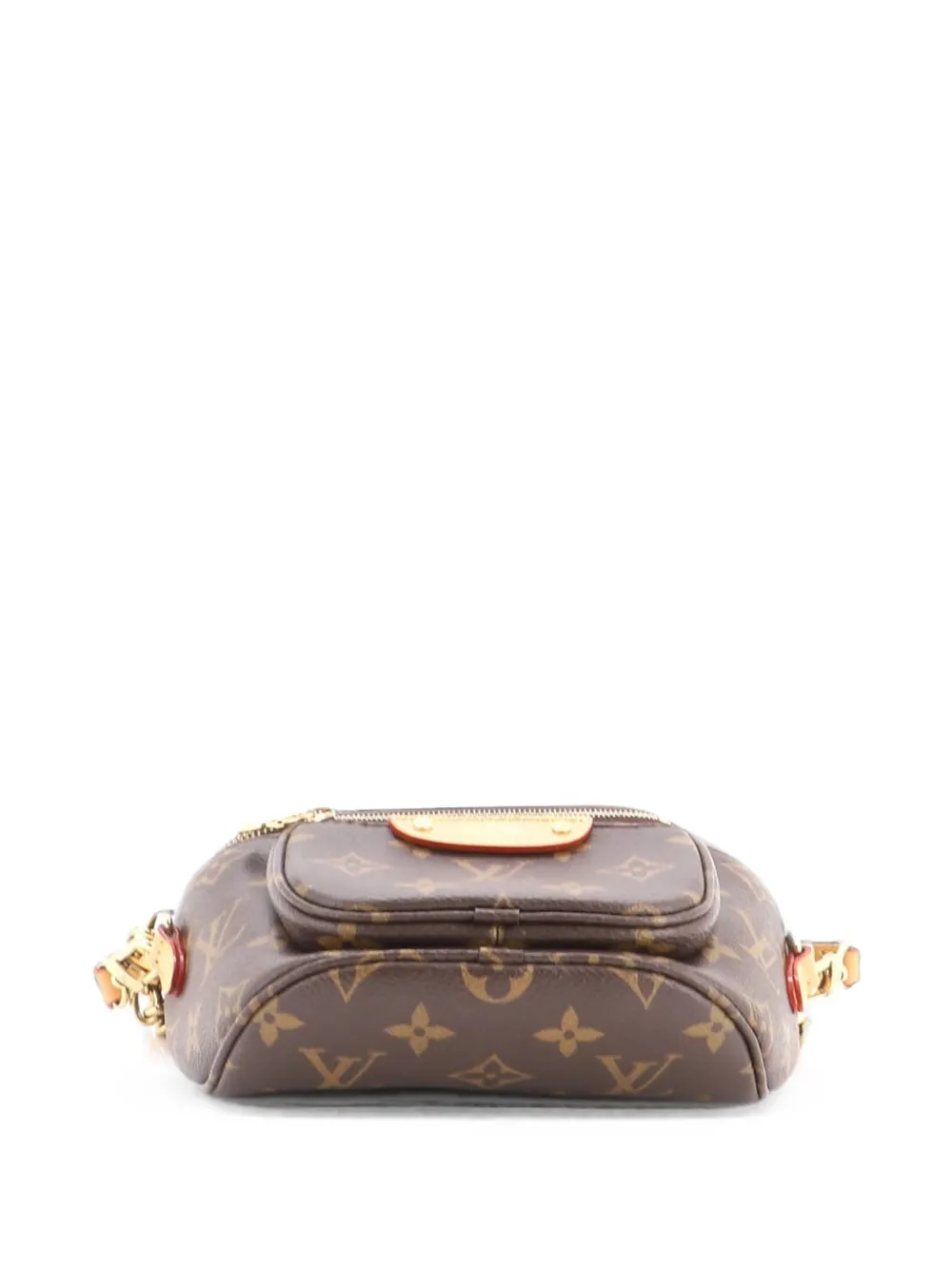 Pre-owned Louis Vuitton Bum Bag Monogram Canvas Mini Belt Bag In Brown