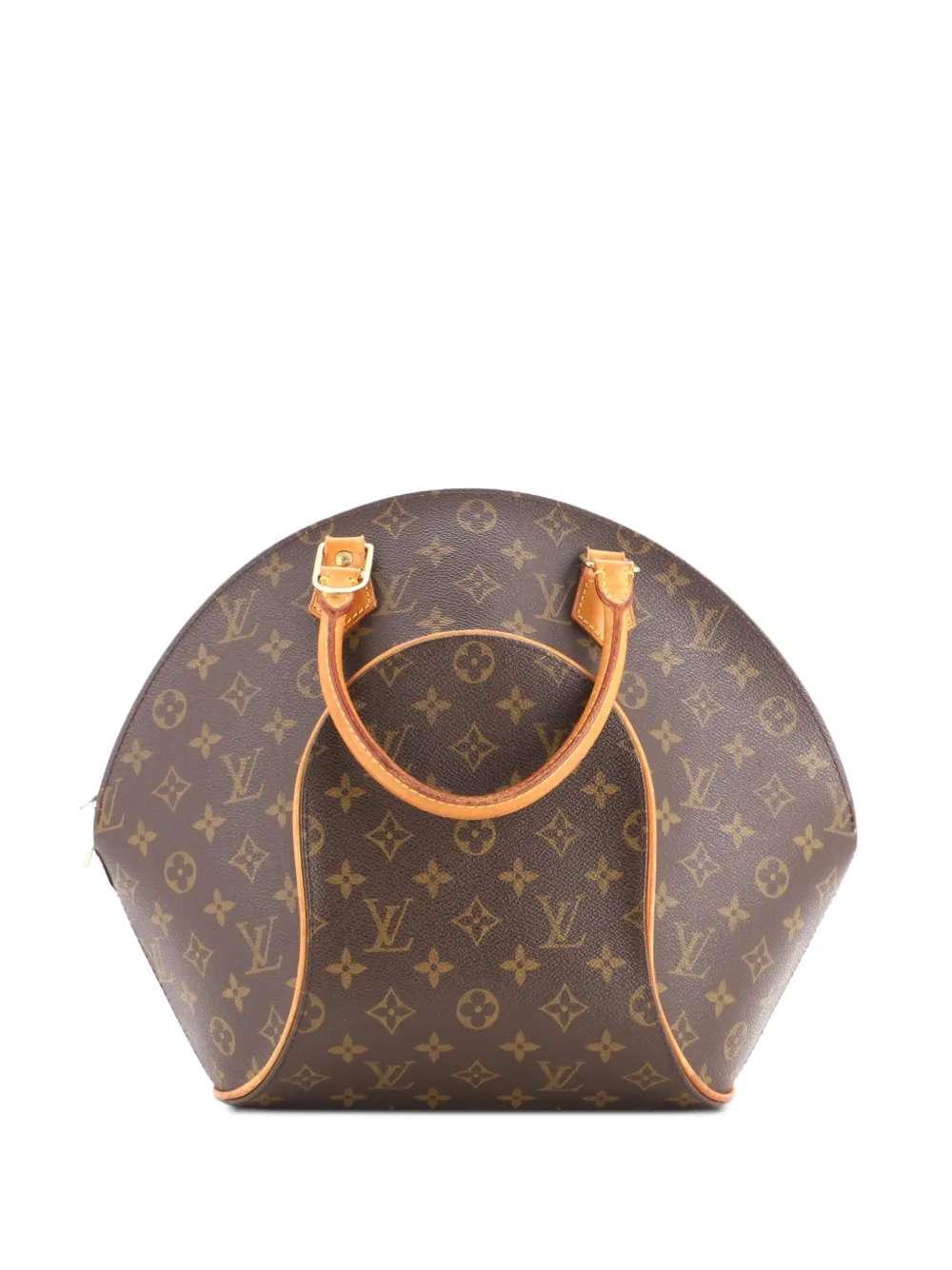 Louis Vuitton Pre-Owned Borsa a mano Ellipse MM in tela con monogramma - Marrone