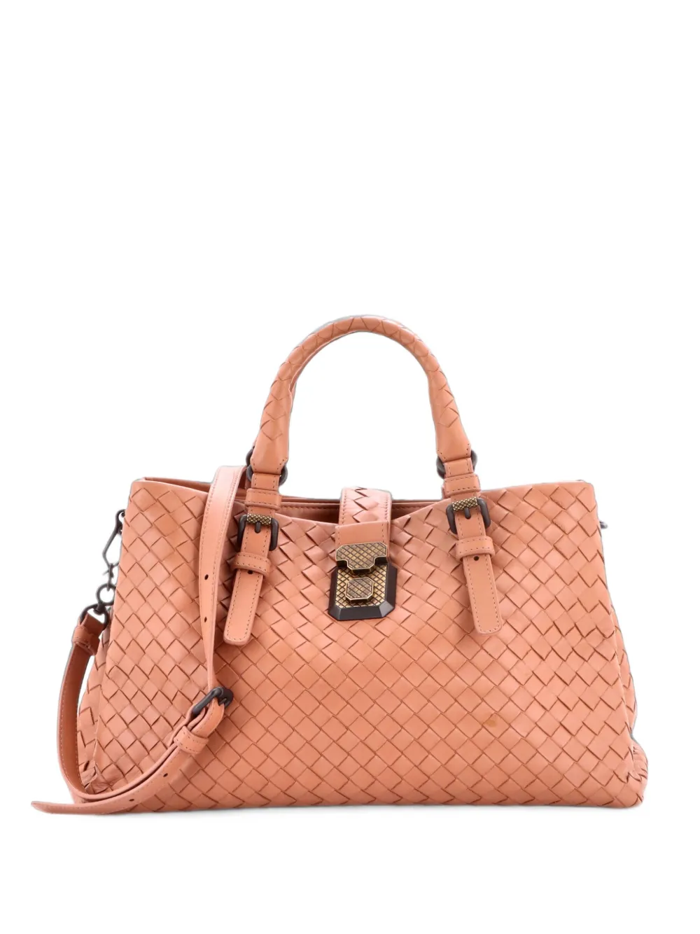 Bottega Veneta Pre-Owned Roma Bag Intrecciato Nappa Small tote bag - Rosa