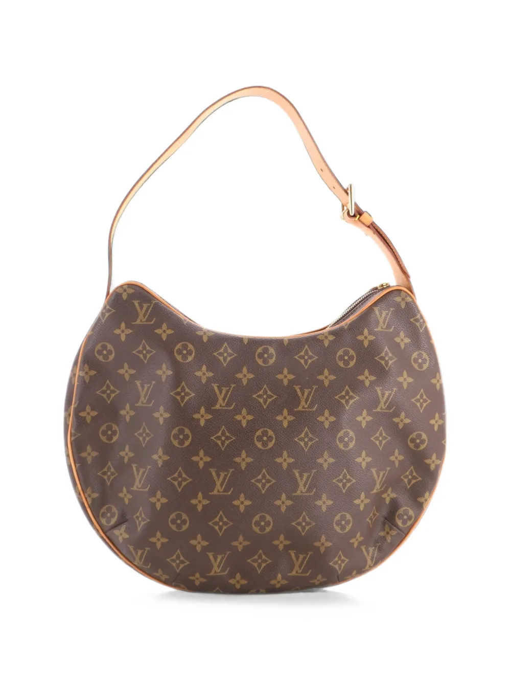 Louis Vuitton Pre-Owned Croissant Handbag Monogram Canvas GM hobo bag - Marrone
