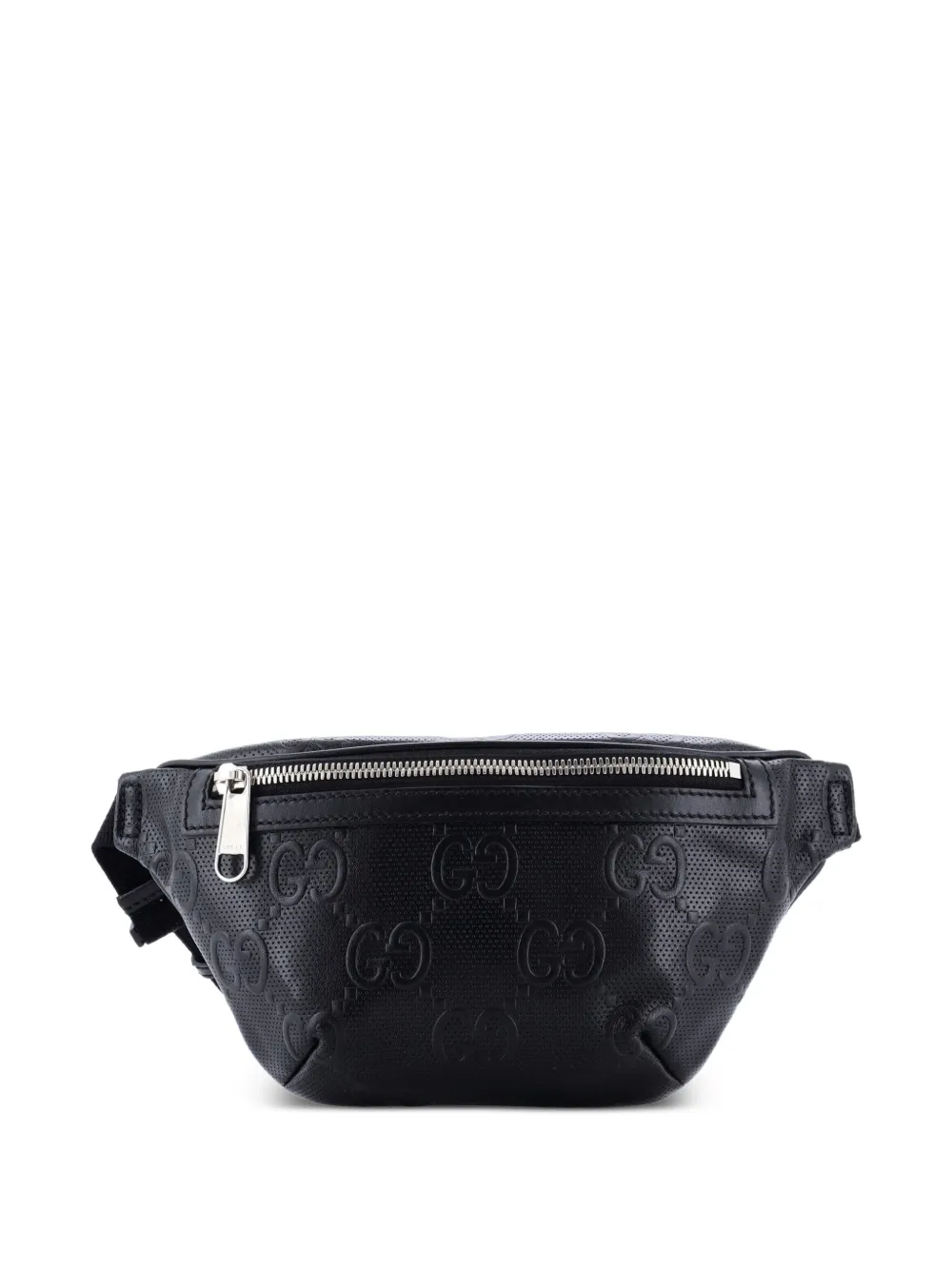 Gucci Pre-Owned GG Embossed Perforated Leather Small belt bag - Black