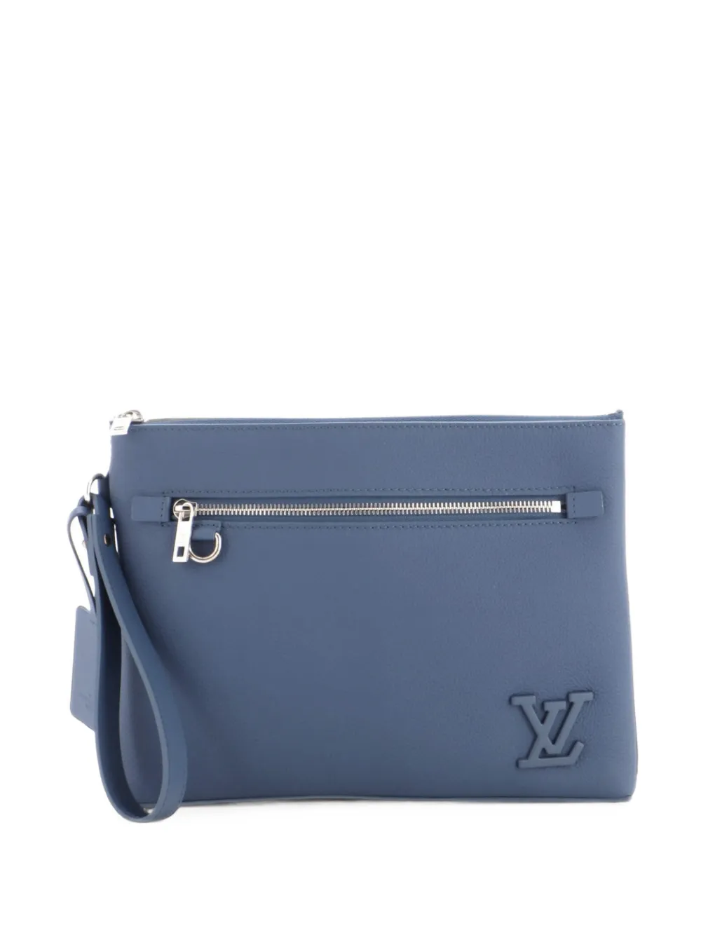 Louis Vuitton Pre-Owned Aerogram iPad Pouch Leather clutch bag - Blu