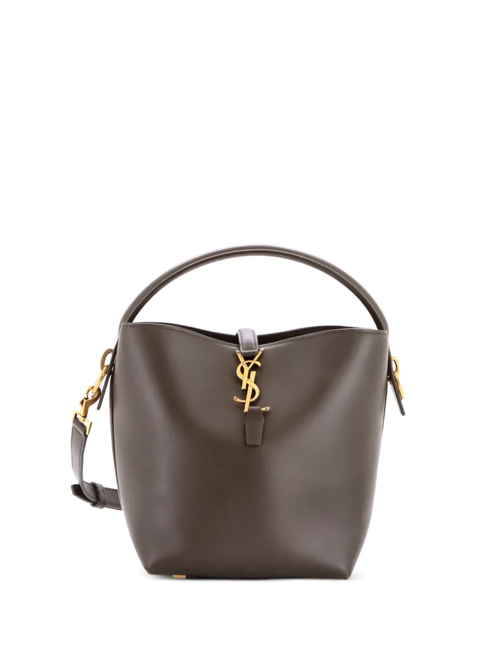 Saint Laurent Pre-Owned mini sac seau Le 37 en cuir - Vert