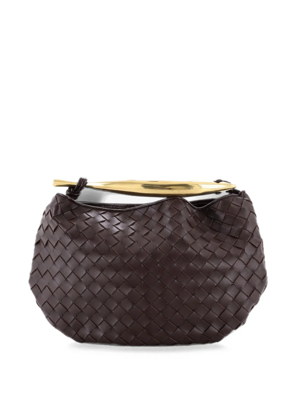 Bottega Veneta Pre-Owned Sardine Top Handle Bag Intrecciato Nappa Classic hobo bag - Braun
