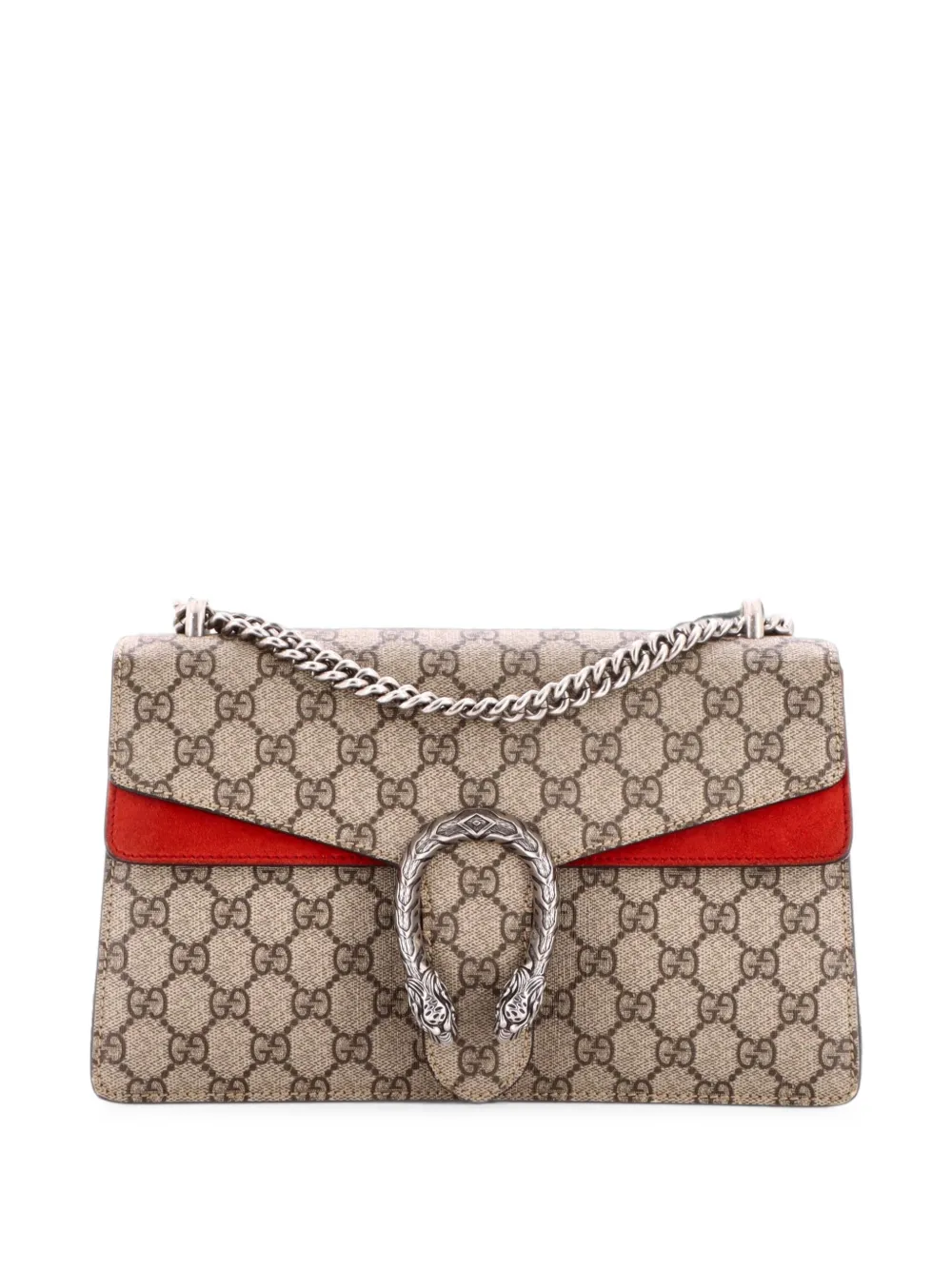 Gucci Pre-Owned Dionysus Bag GG Coated Canvas Small shoulder bag - Rosso