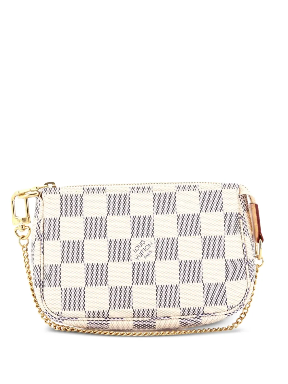 Louis Vuitton Pre-Owned Pochette Accessoires Damier Mini clutch bag - White