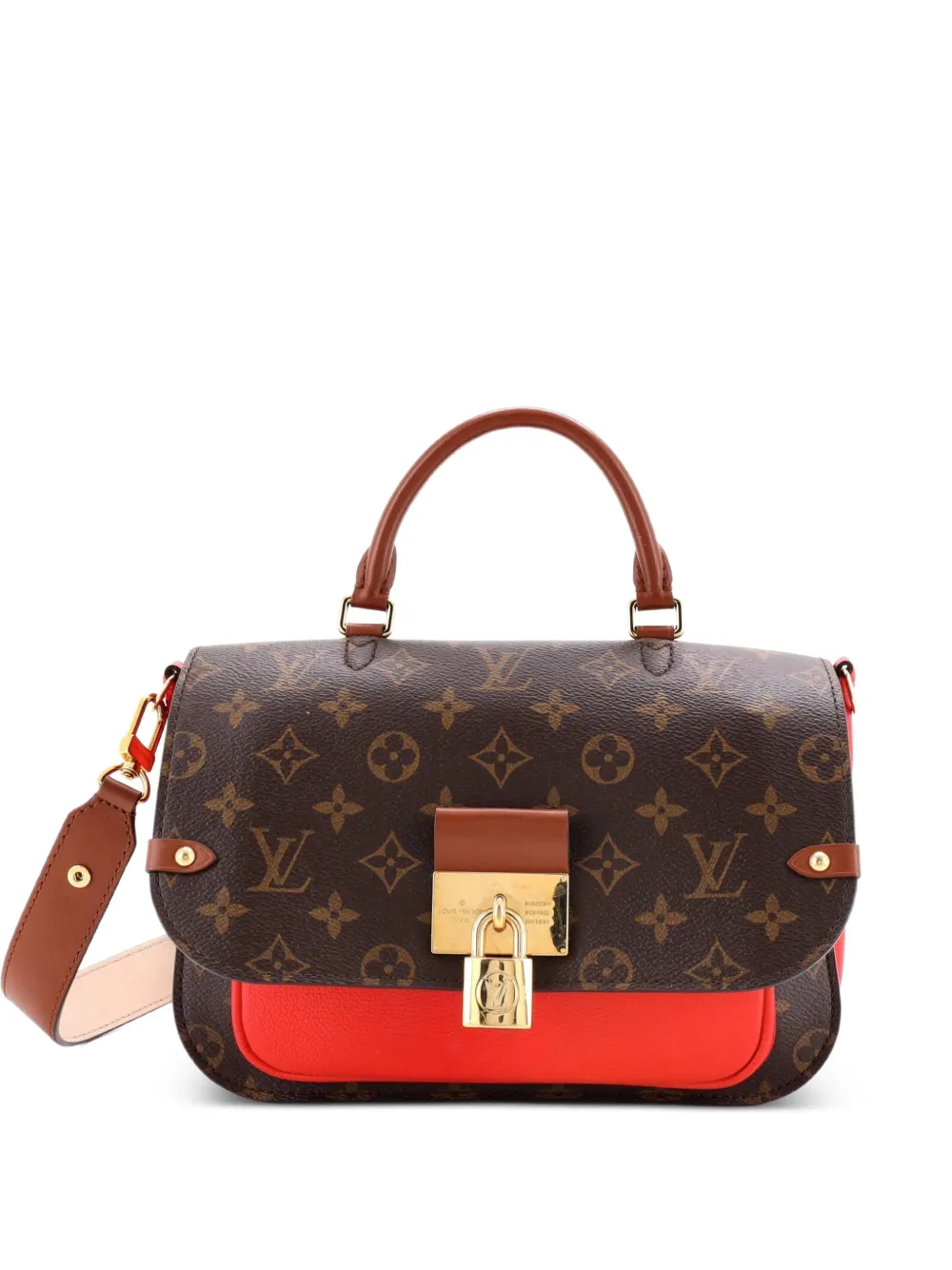 Louis Vuitton Pre-Owned Vaugirard Handbag Monogram Canvas with Leather satchel - Rot