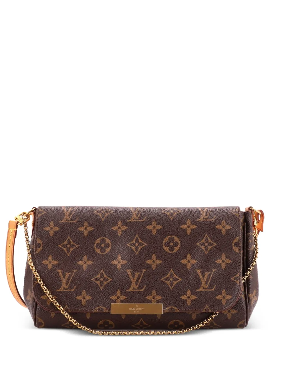 Louis Vuitton Pre-Owned Borsa a tracolla Favourite Handbag Monogram in tela MM - Marrone