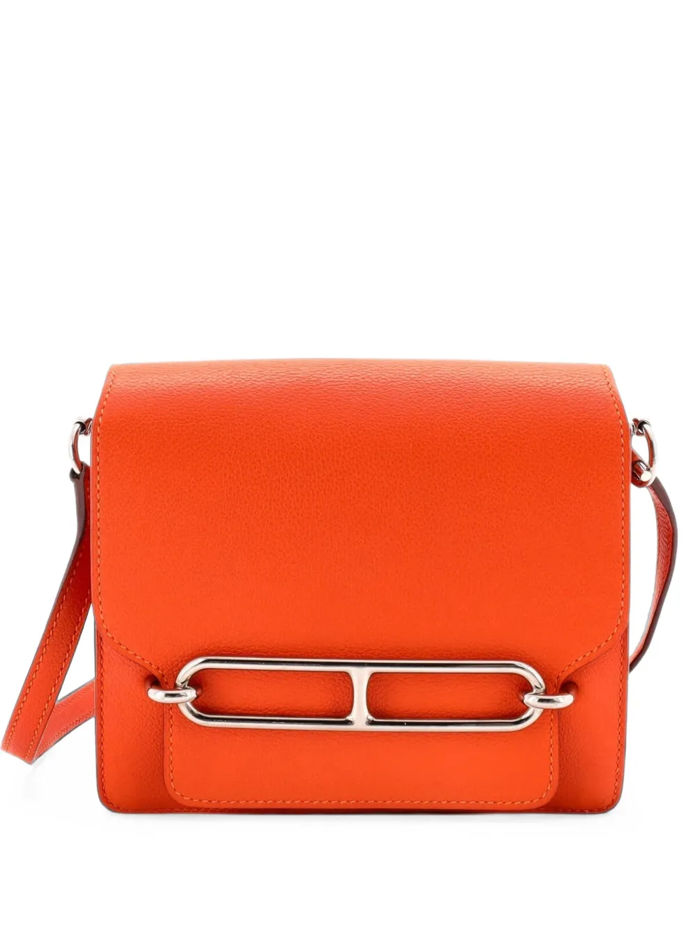 Hermès Pre-Owned Borsa a tracolla Roulis Bag in pelle Evercolor 18 - Arancione