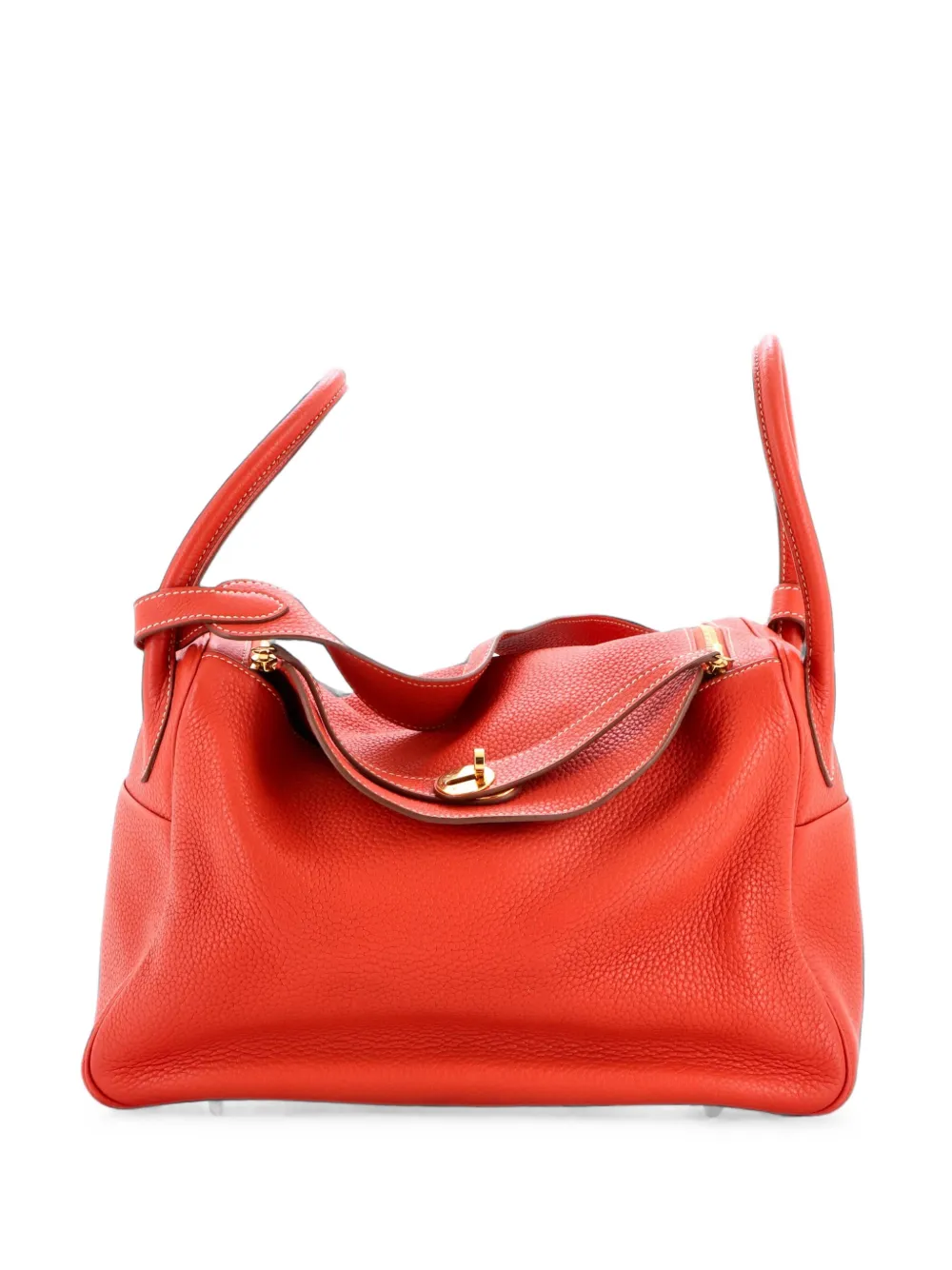 Hermès Pre-Owned Lindy Clemence Satchel-Tasche 34cm - Orange