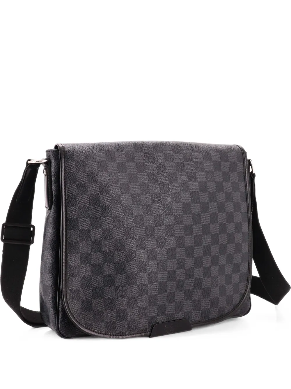 Louis Vuitton Pre-Owned Mick Kuriertasche mit Damier Graphite PM-Muster - Schwarz