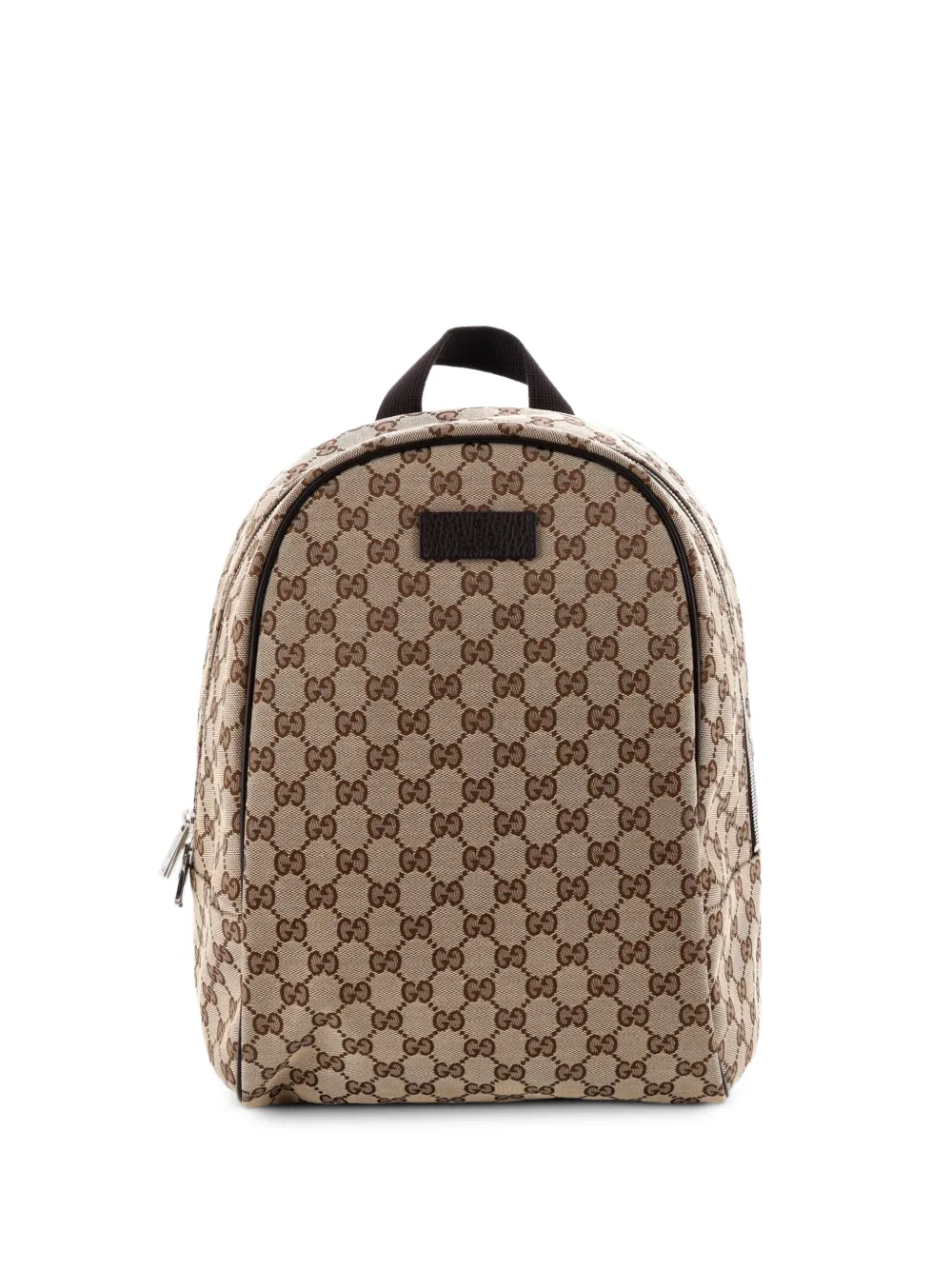 Gucci Pre-Owned Zip Around Travel GG Canvas backpack in Brown