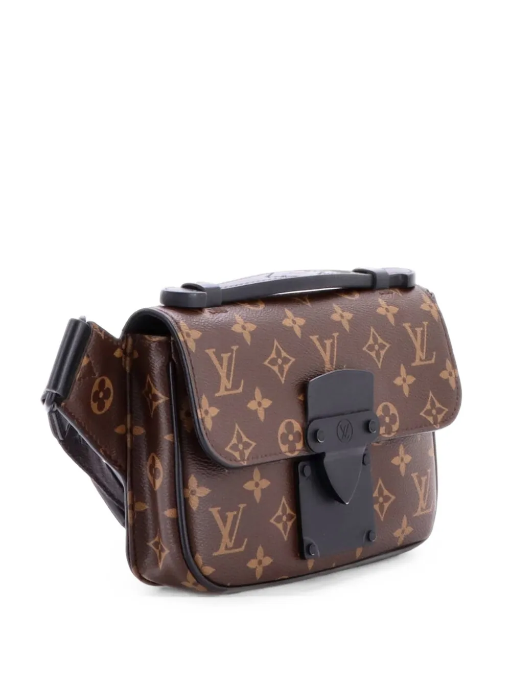 Louis Vuitton Pre-Owned S Lock Sling Bag Macassar Monogram Canvas belt bag - Marrone