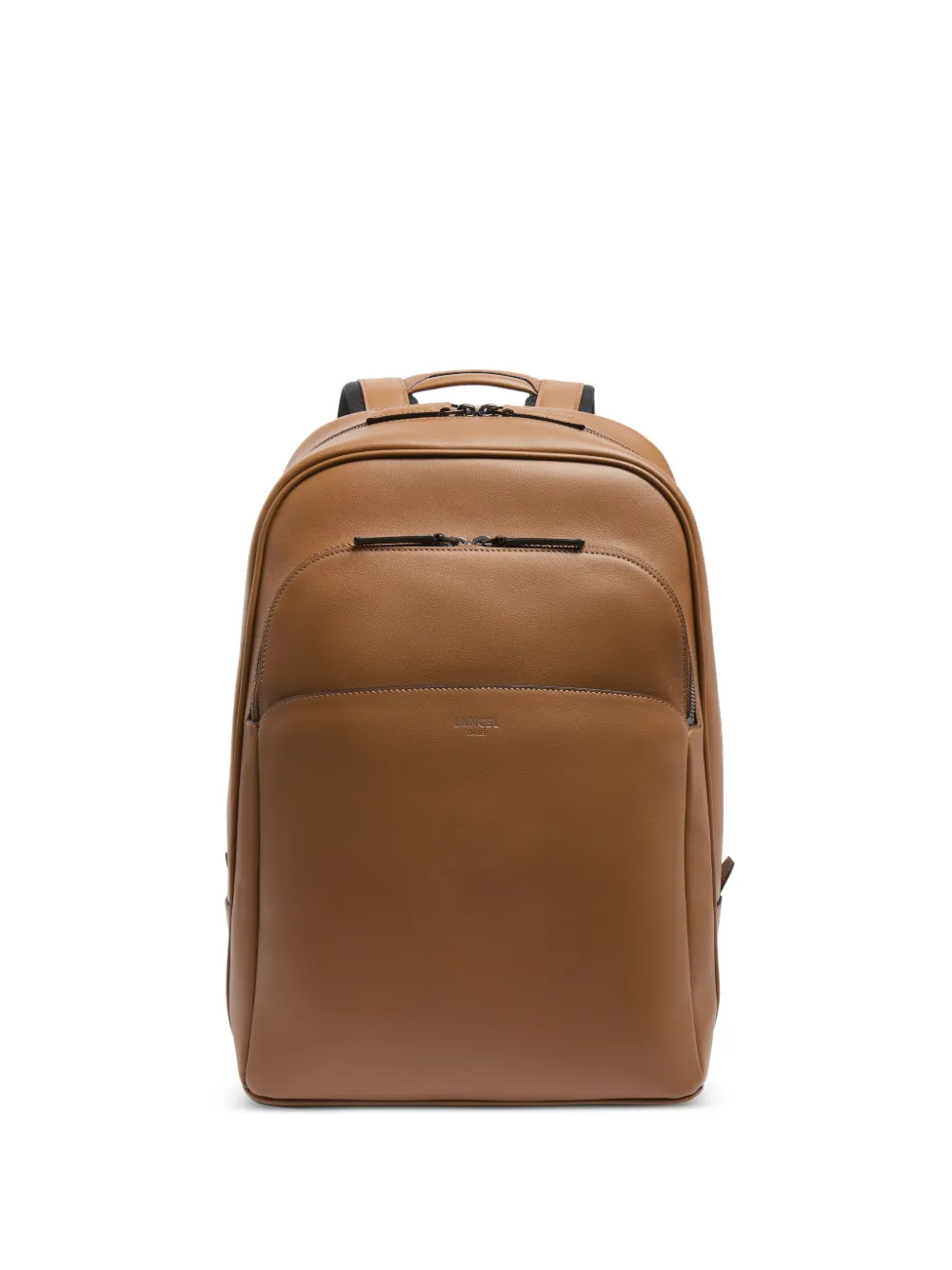 Lancel Edgard leather backpack - Marrone