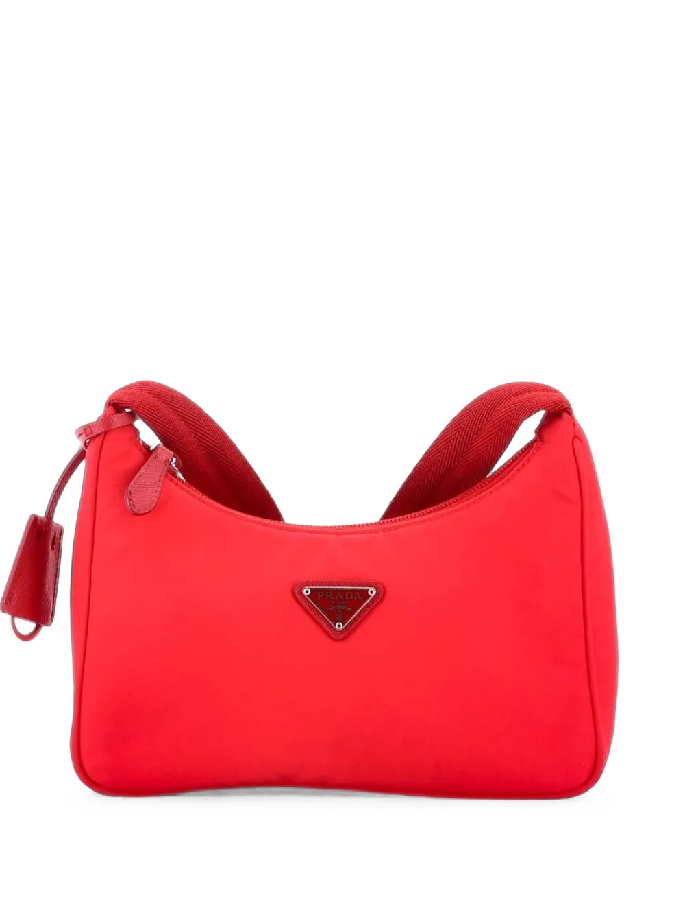 Prada Pre-Owned Re-Edition 2000 Tessuto Mini hobo bag - Rosso