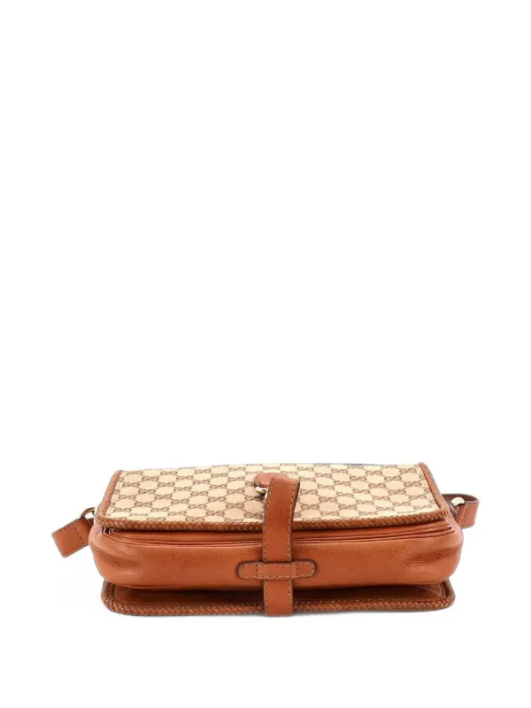 GUCCI GGキャンバス メッセンジャーバッグ ブラウン Gucci Pre-Owned マラケシュ メッセンジャー GGキャンバス ウィズ
