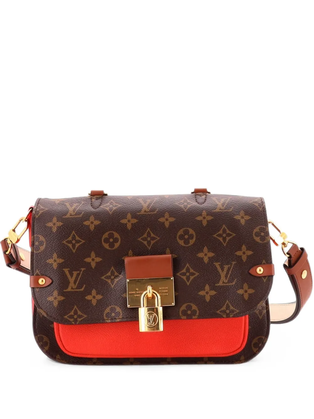 Louis Vuitton Pre-Owned Vaugirard Handbag Monogram Canvas with Leather satchel - Rot