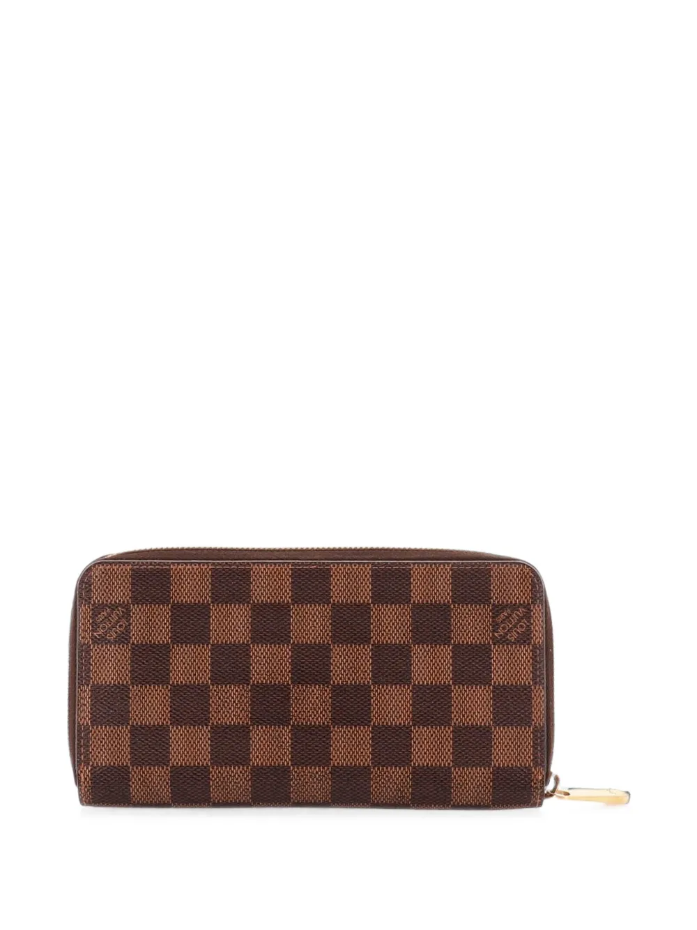 Louis Vuitton Pre-Owned Kleines Zippy Damier Portemonnaie - Braun