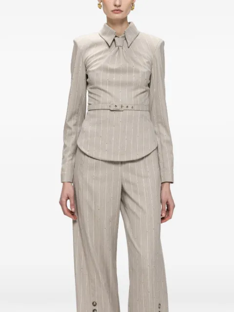 NISSA tie-detail tailored top