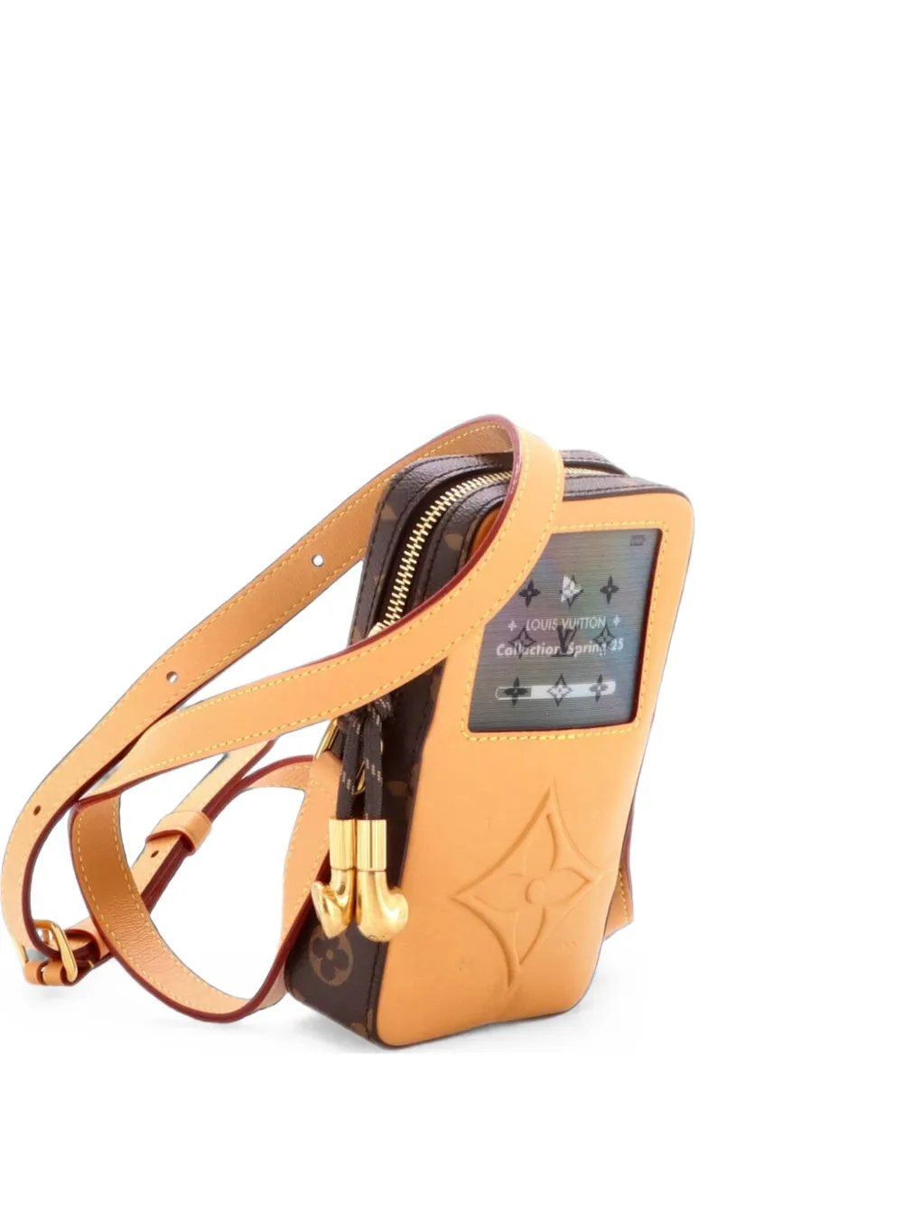 Louis Vuitton Pre-Owned Music Player Wearable Wallet Monogram Canvas and Leather crossbody bag - Braun
