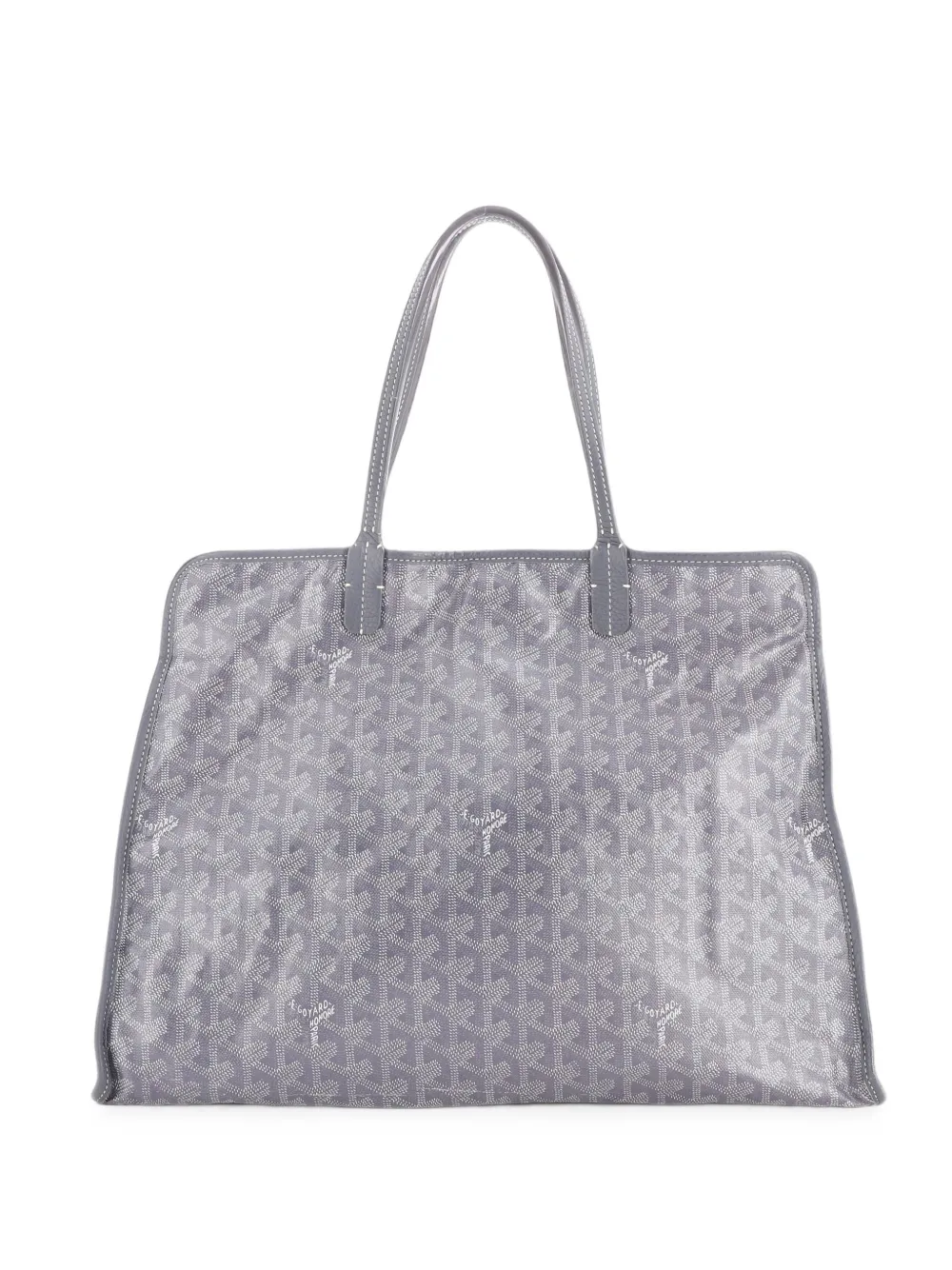 Goyard Pre-Owned Borsa a spalla Hardy Pet Carrier PM in tela cerata - Grigio