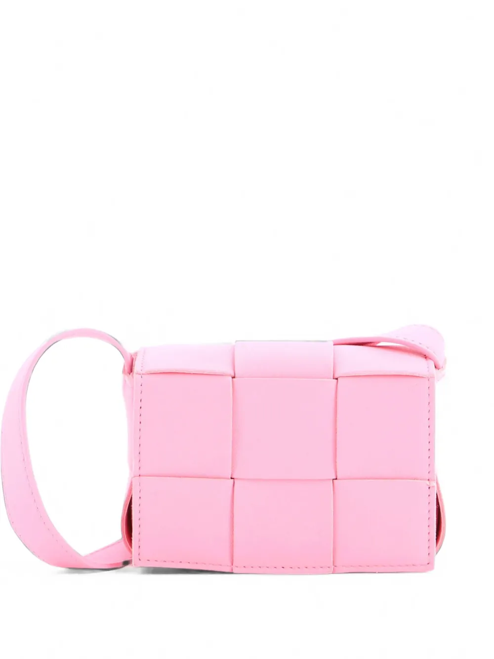 Bottega Veneta Pre-Owned Marsupio Candy Cassette in pelle con motivo Maxi Intrecciato - Rosa