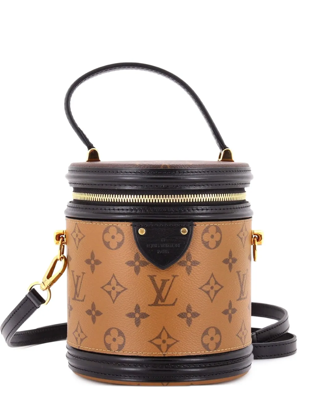 Louis Vuitton Pre-Owned Cannes Handbag Reverse Monogram Canvas satchel - Nero