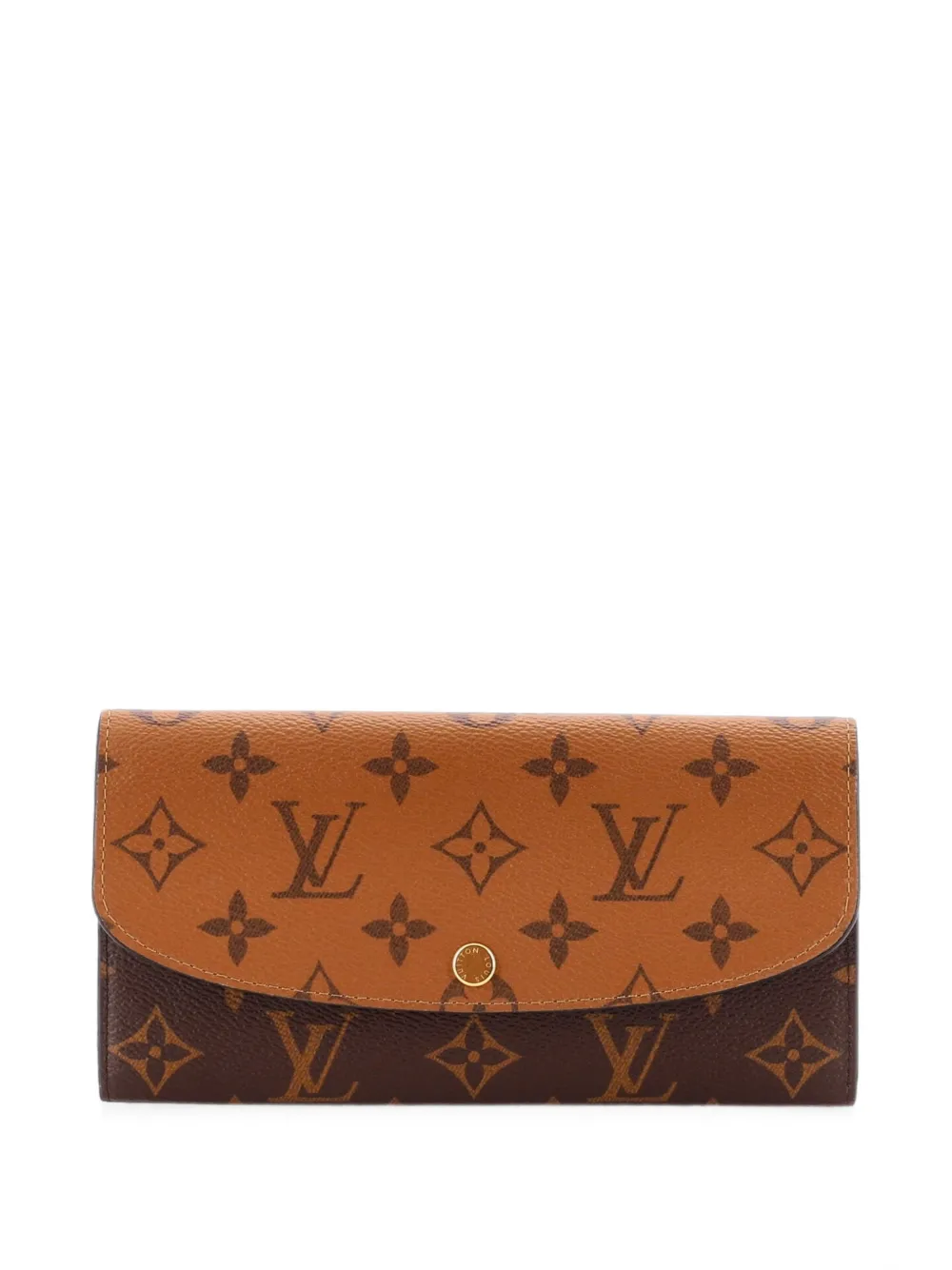 Louis Vuitton Pre-Owned Emilie Wallet Reverse Monogram Canvas small wallets - Marrone