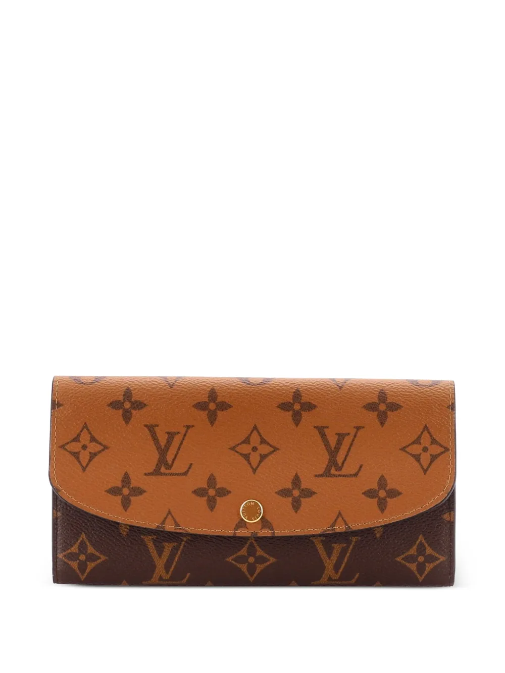 Louis Vuitton Pre-Owned Emilie Wallet Reverse Monogram Canvas small wallets - Marrone