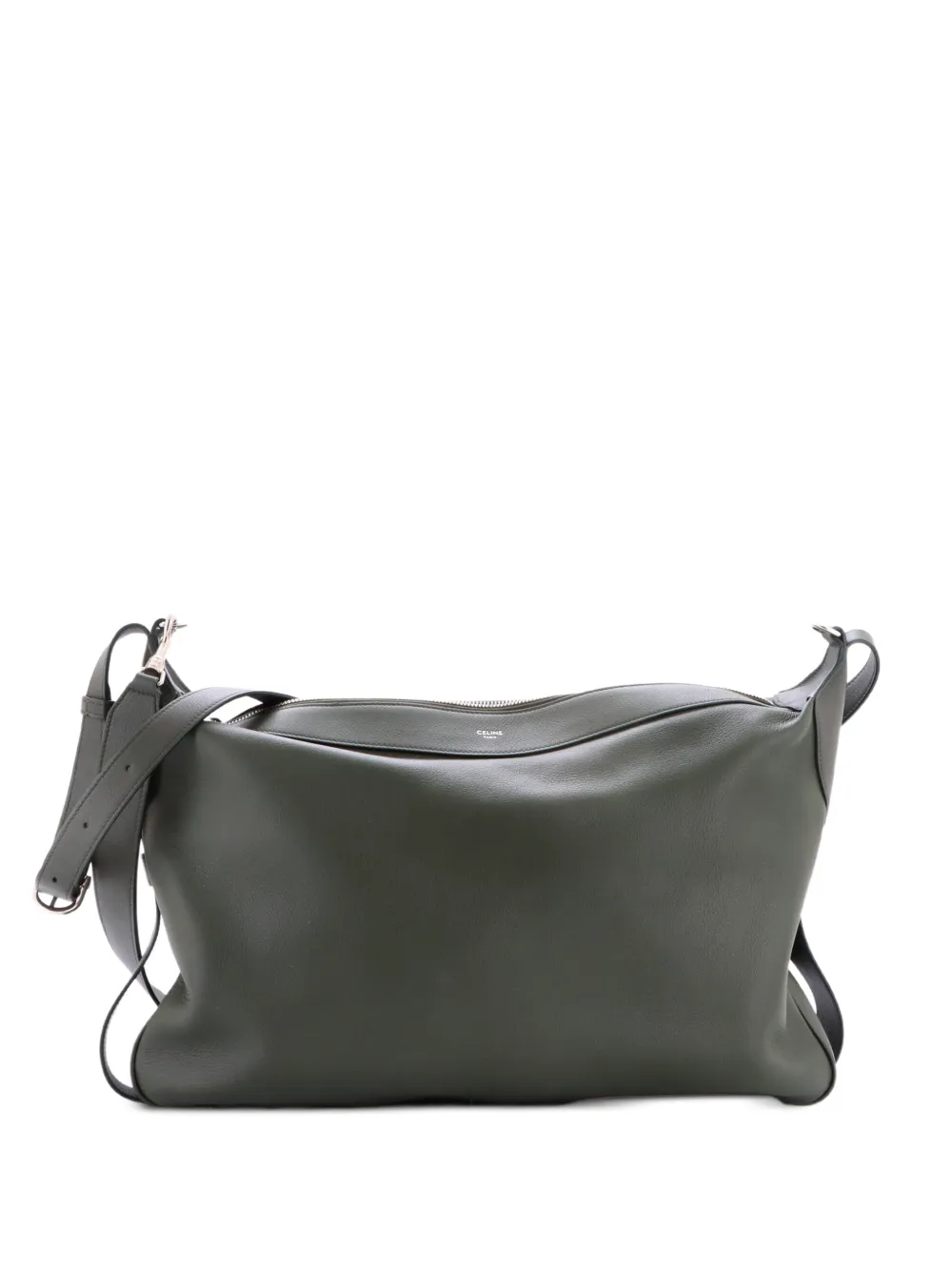 Celine Pre-Owned Borsa a spalla Romy Triomphe grande - Verde