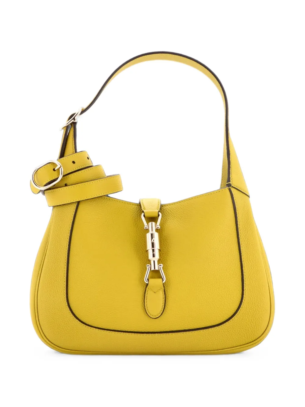 Gucci Pre-Owned Jackie 1961 Leather Small hobo bag - Giallo