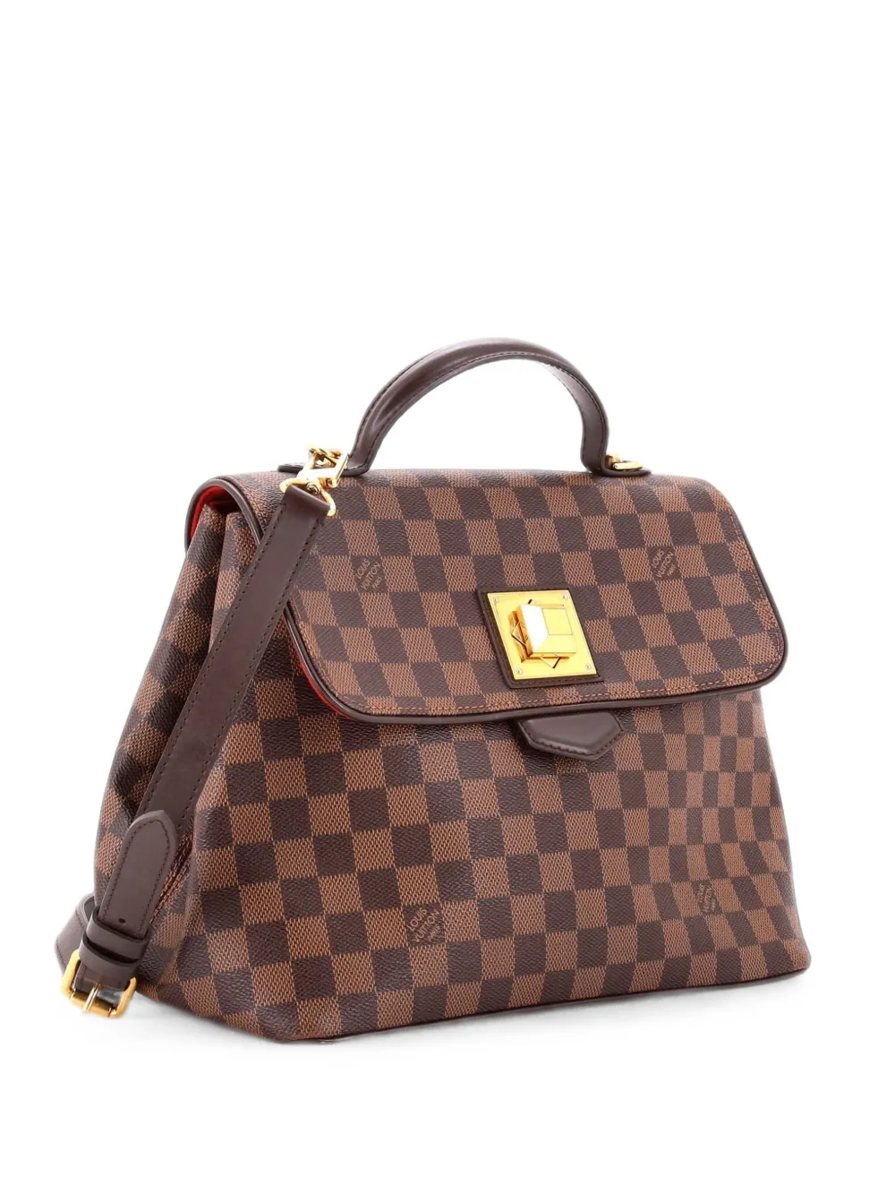 Louis Vuitton Pre-Owned Bergamo Damier MM Satchel-Tasche - Braun