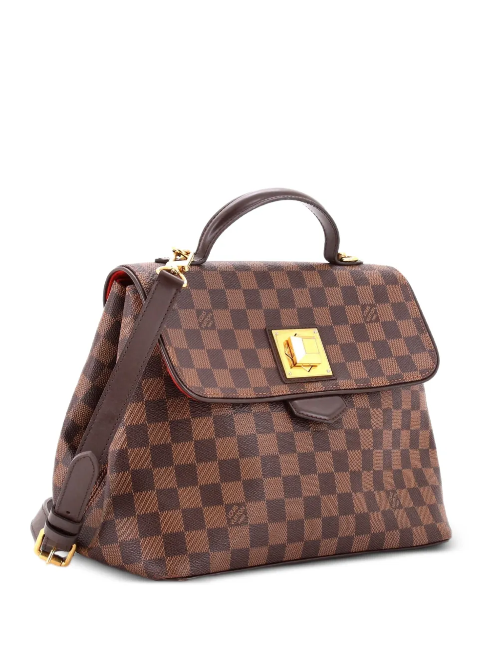 Louis Vuitton Pre-Owned Bergamo Damier MM Satchel-Tasche - Braun
