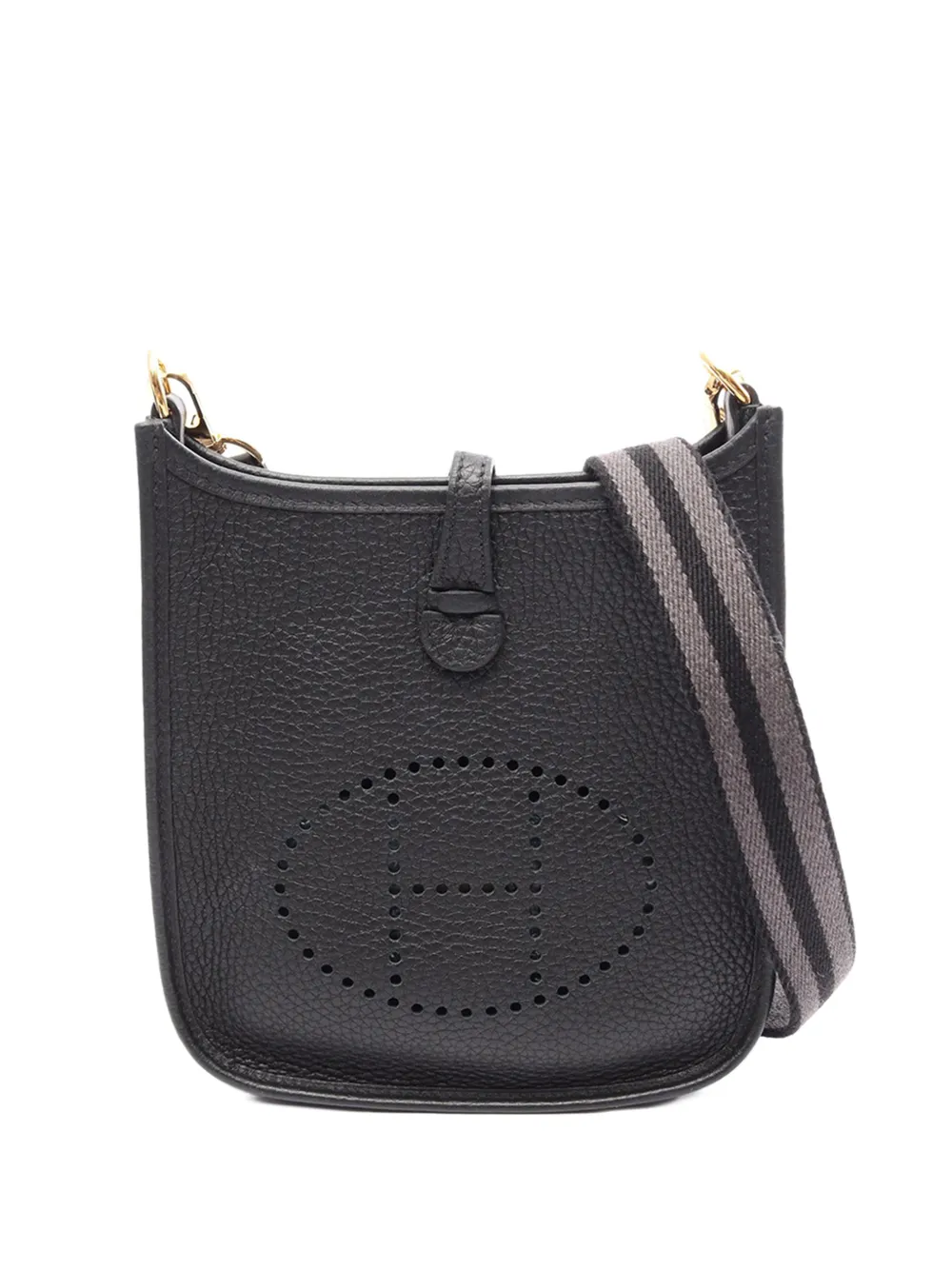 Hermès Pre-Owned Borsa a tracolla Evelyne I 16 Amazone in pelle Clemence 2023 - Nero