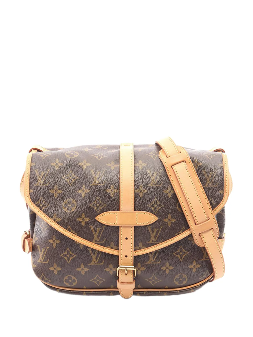 Louis Vuitton Pre-Owned 2007 Monogram Saumur 30 crossbody bag - Marrone