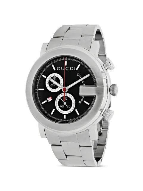 Gucci logo-detail 44mm watch