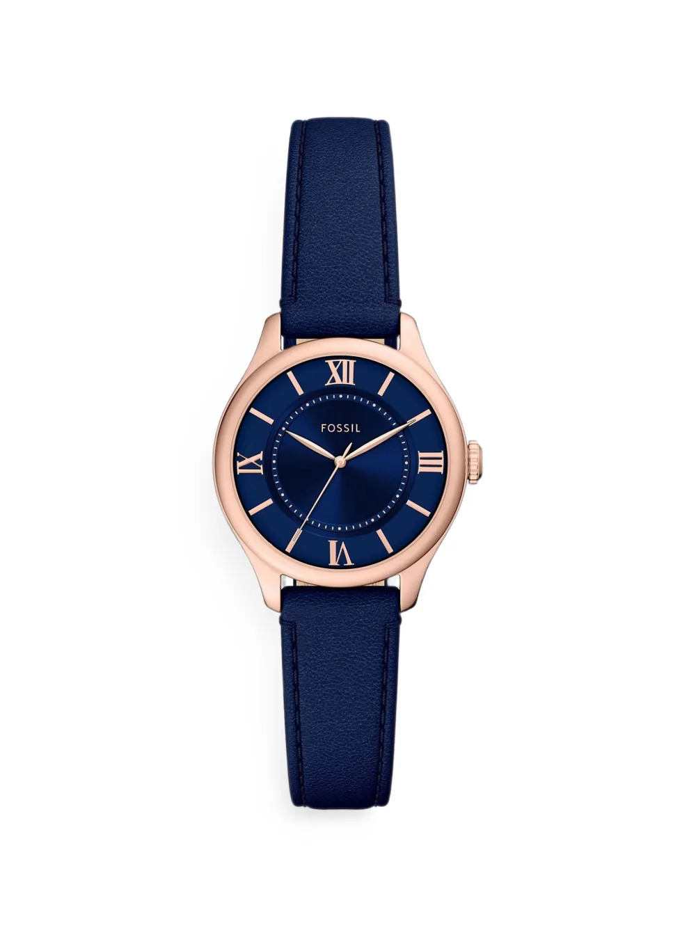 Fossil Gilmore 28mm Watch In Blue