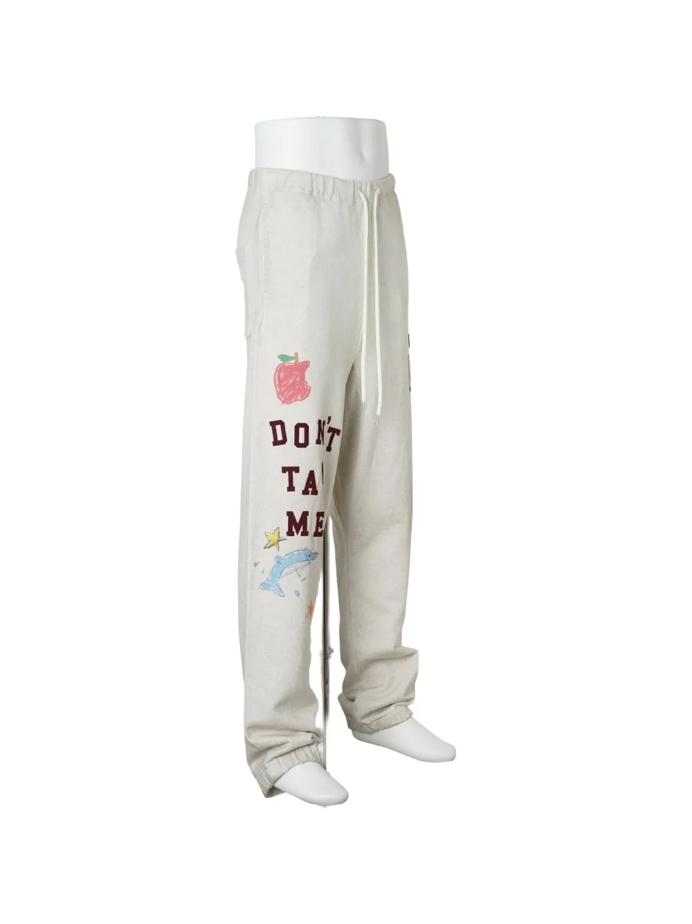 Maison MIHARA YASUHIRO Joggingbroek met print Wit
