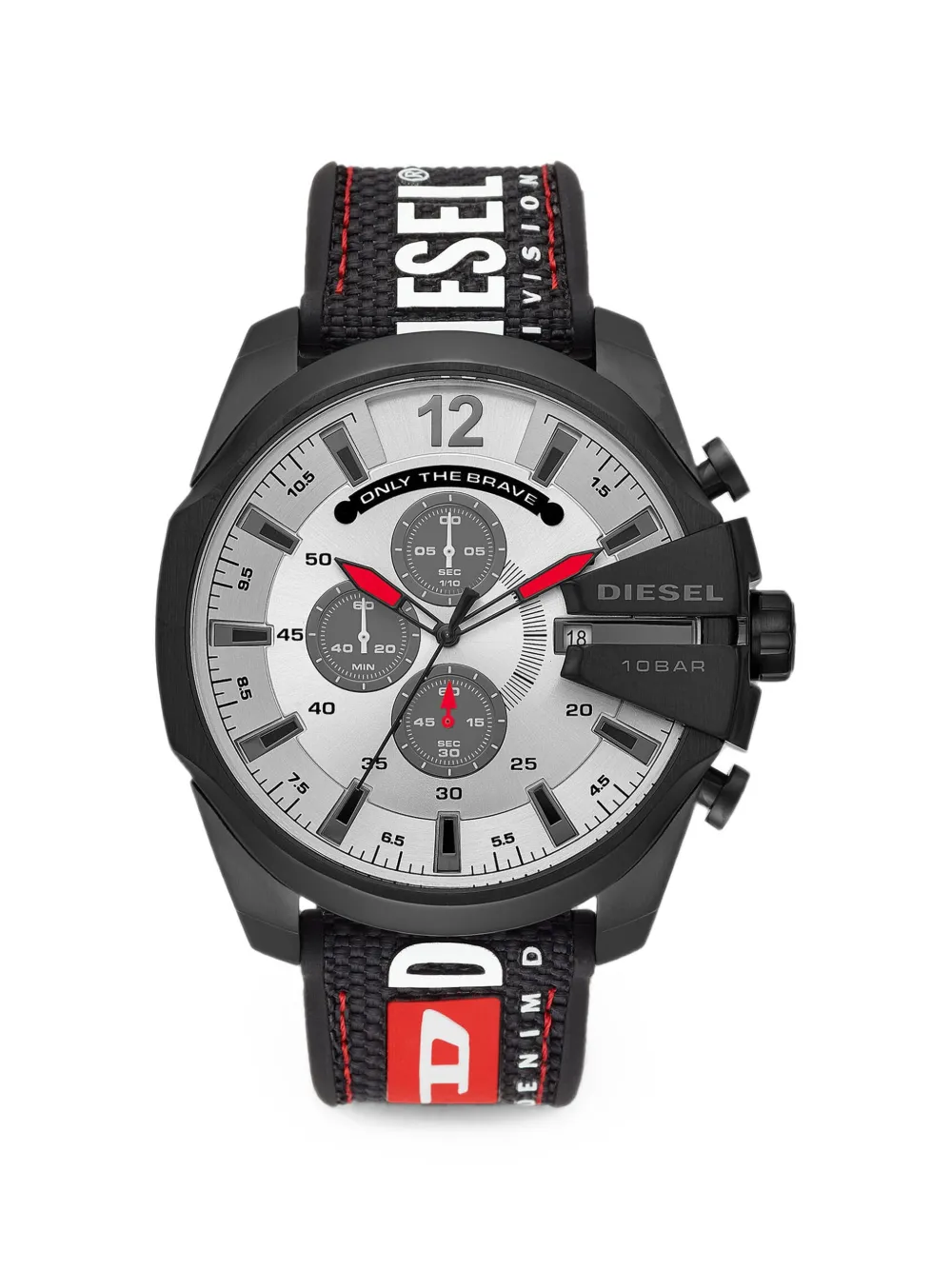 Diesel Mega Chief 52mm watch - Argento