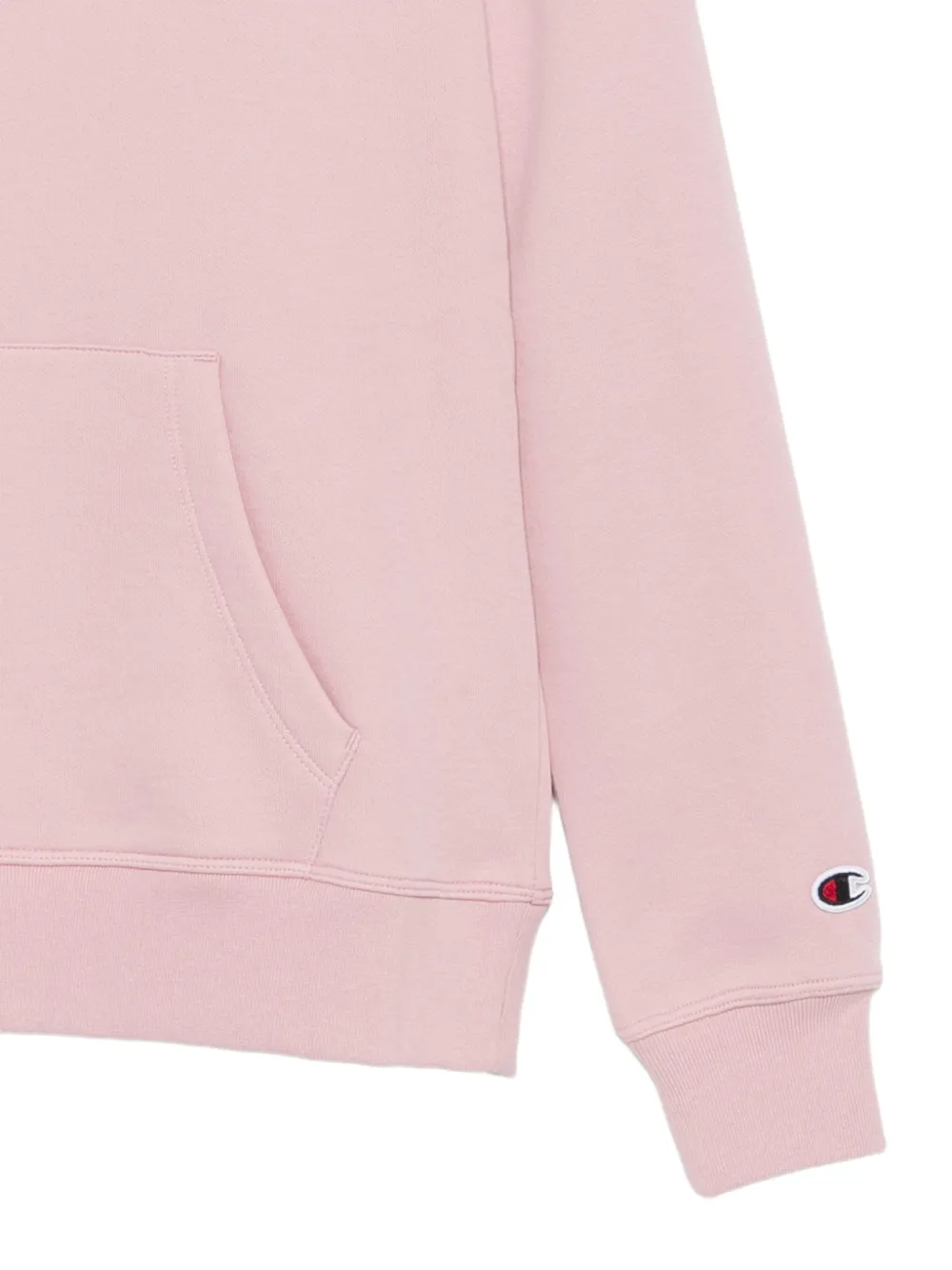 Champion Hoodie met geborduurd logo Roze