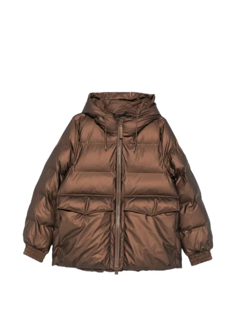 Rains Alta hooded quilted jacket