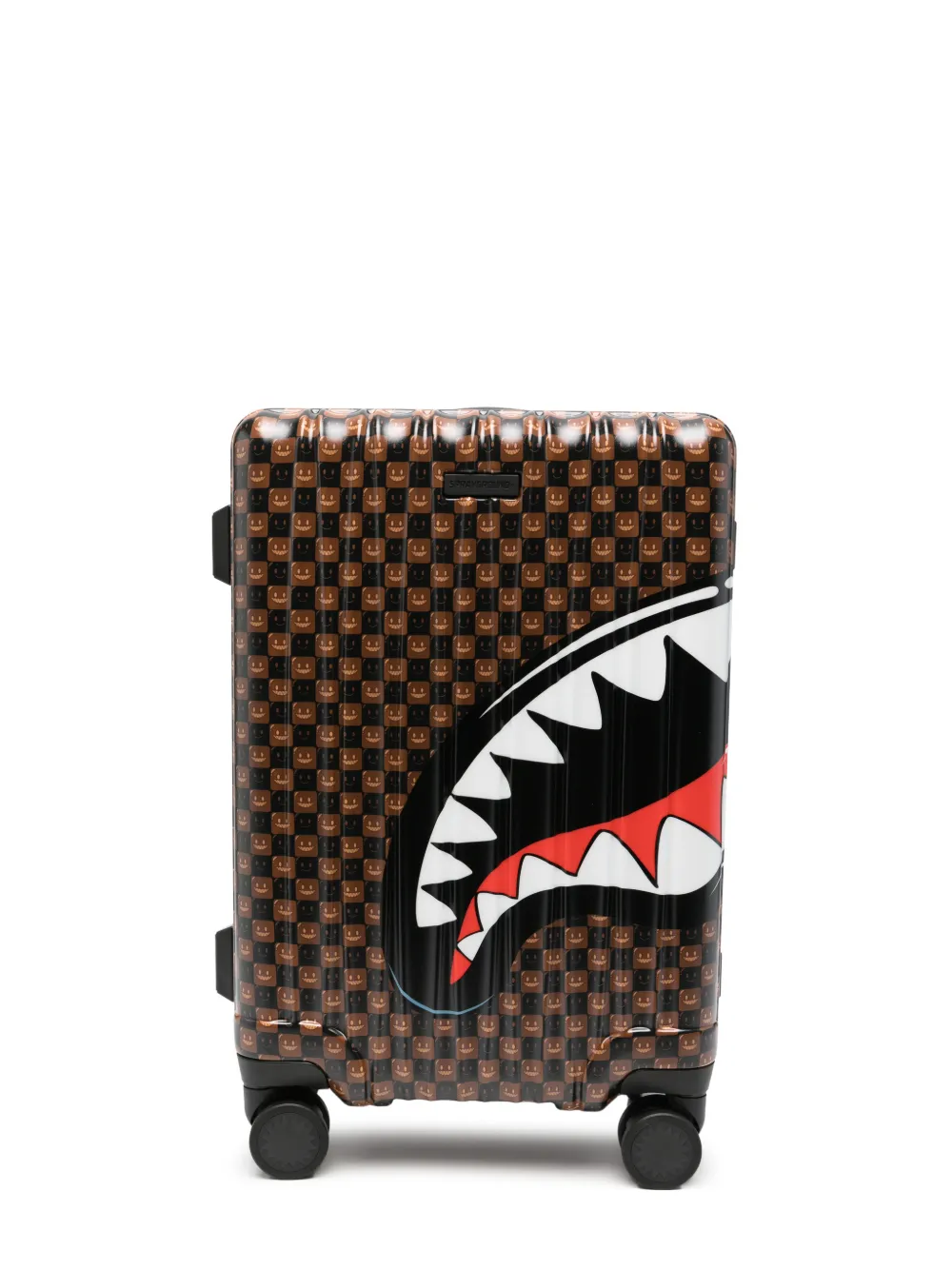 Sprayground Shark Mouth Koffer Mit Karomuster In Brown